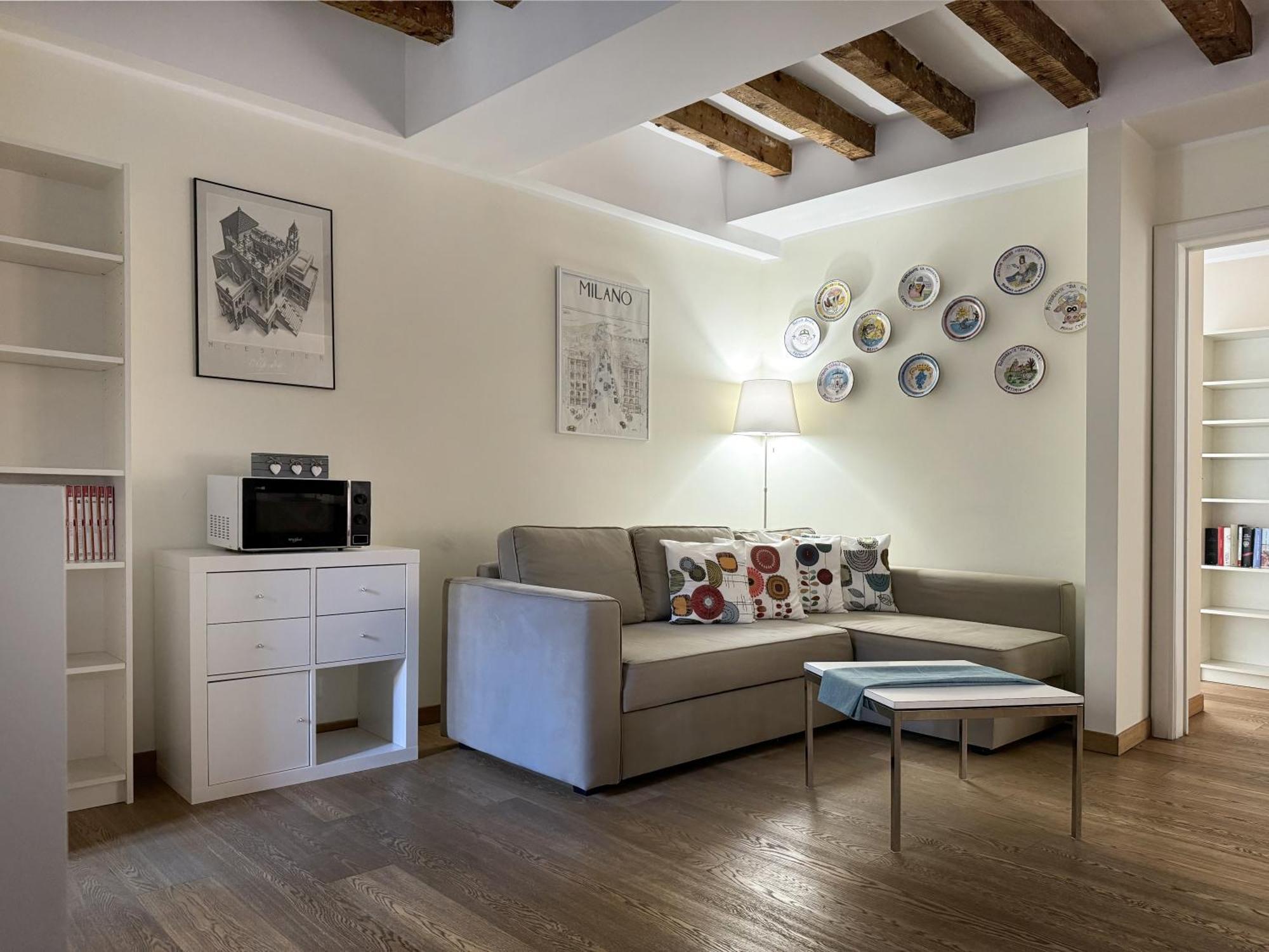 Ferienwohnung Joivy Cosy Ticinese Retreat 1-Bed Flat Near The Duomo Mailand Exterior foto